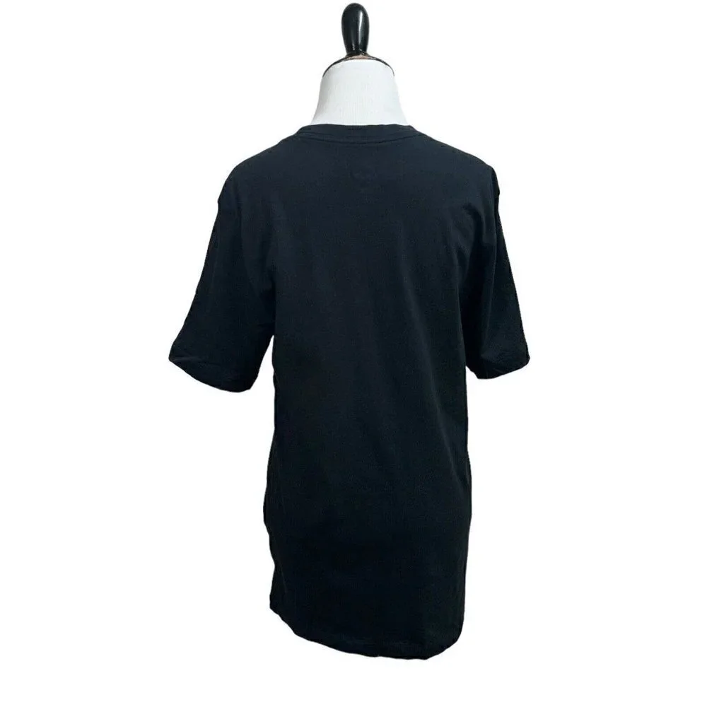 Nike Men's S Small Classic T-Shirt The Nike Tee Graphic Print Nike Swoop Black